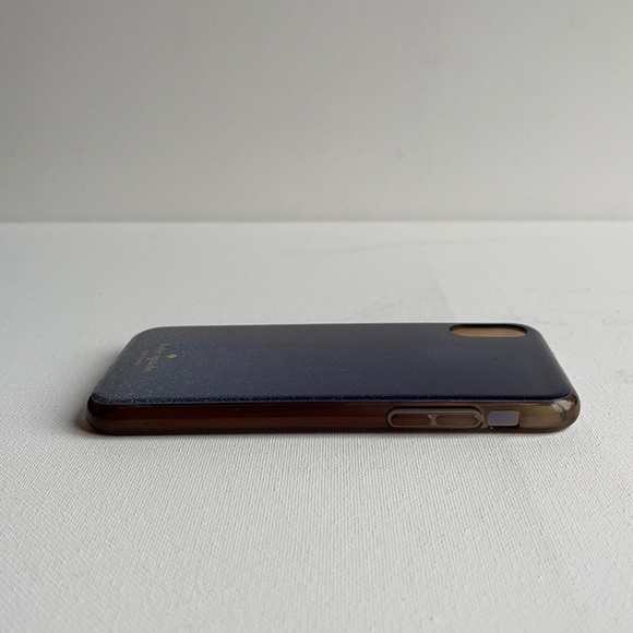 FREE with $25 purchase Kate Spade Blue Silver Ombré iPhone X Case - Picture 3 of 14